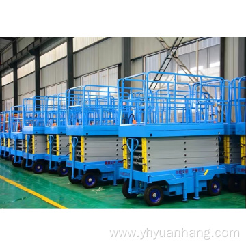 mobile lift car scissor type self hydraulic lifting